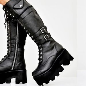 Dolls Kill Current Mood Jane Doe Boots